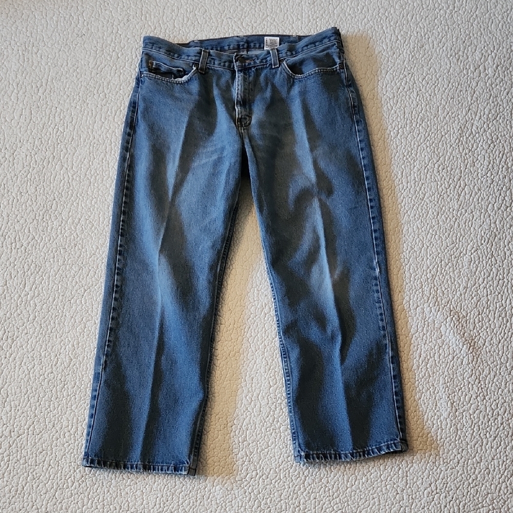 Faded Glory Retro Relaxed Fit Bootcut Medium Acid Washed Jeans Gorpcore Cotton